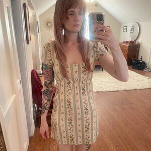 Reformation Empire Waist Babydoll Dress - size small